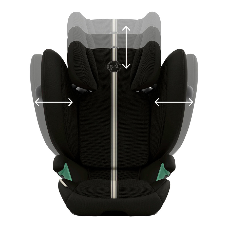 Cybex Gold Kindersitz SOLUTION G2 i-FIX in Schwarz-Gold mit ISOFIX und Rückendesign für die Körpergröße 100 bis 150 cm - Bild 2
