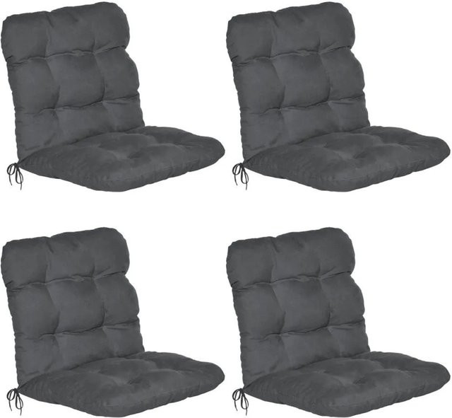 Beautissu Flair NL Niederlehner 4-teiliges Set Graphitgrau B/T/H: 100 x 50 x 8 cm - Bild 1