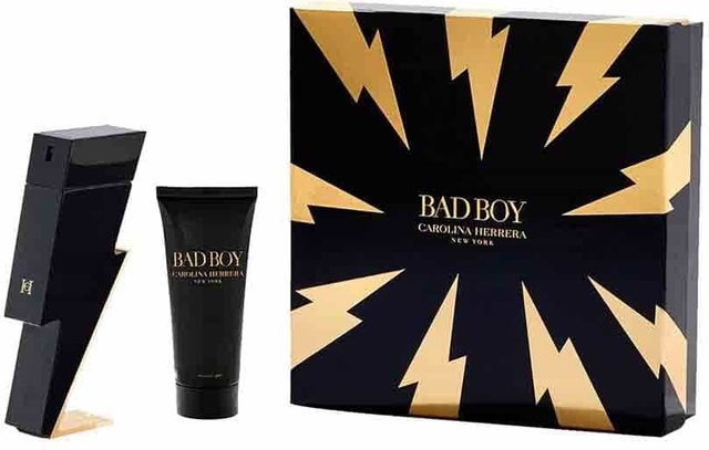 Carolina Herrera Bad Boy Set, Duschgel, Eau de Toilette, Herren, 100 ml + 100 ml - Bild 1