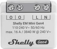Shelly EM Mini Gen4 Messgerät mit Bluetooth und Zigbee in Grau oder Weiß - Bild 1