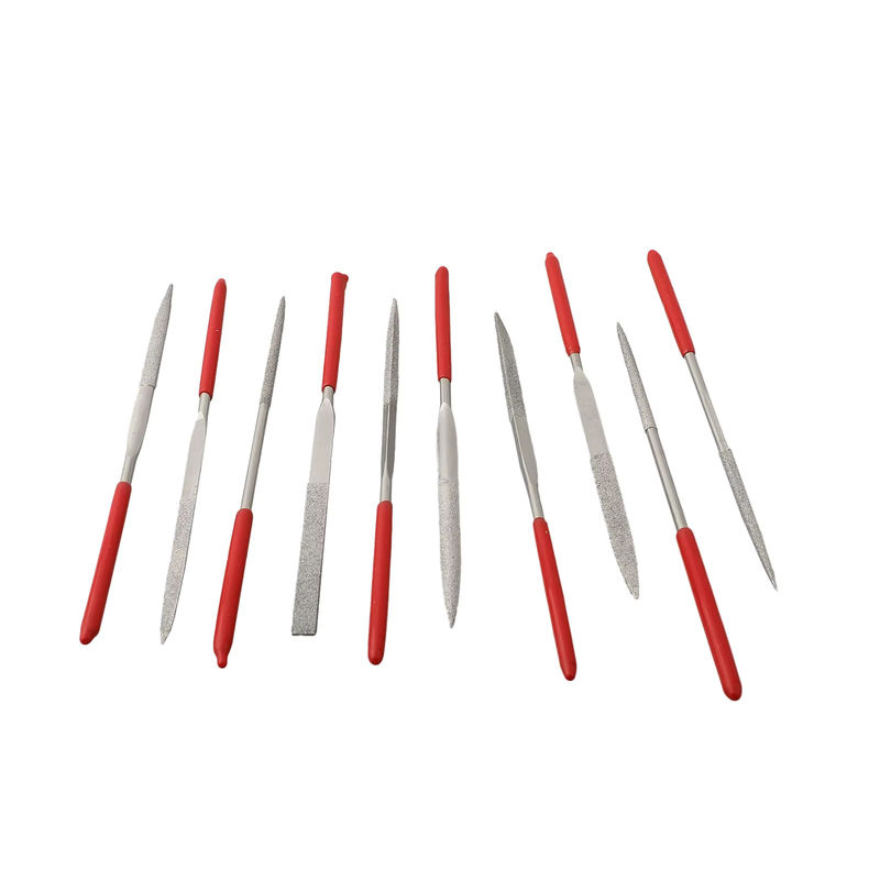 VIBRATITE Nadelfeilen-Set mit rutschfesten Griffen, galvanisiert, 3 x 140 mm - Bild 2