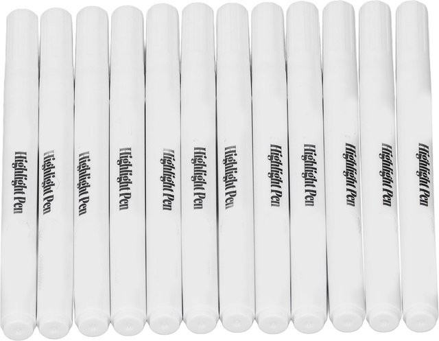 12 Stück Acrylfarbmarker OutsideWorld in Weiß mit 0,7 mm Spitze, wasserfeste und langlebige Permanentmarker mit starker Deckkraft - Bild 1