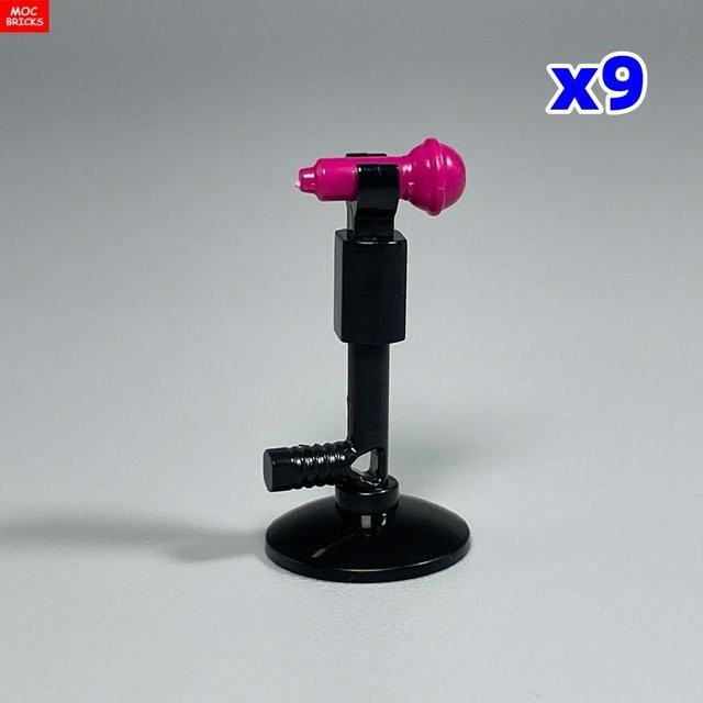 Yiran toy MOC Bausteine Utensil Mikrofonständer Musikbar Szene, Konstruktionsbausteine, ab 6 Jahren - Bild 1