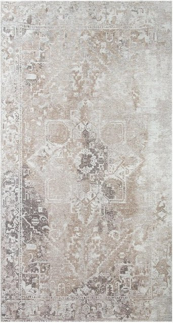 Lola&Moi Teppich Mouse Hair in Silber, B/T: 80 x 150 cm - Bild 1