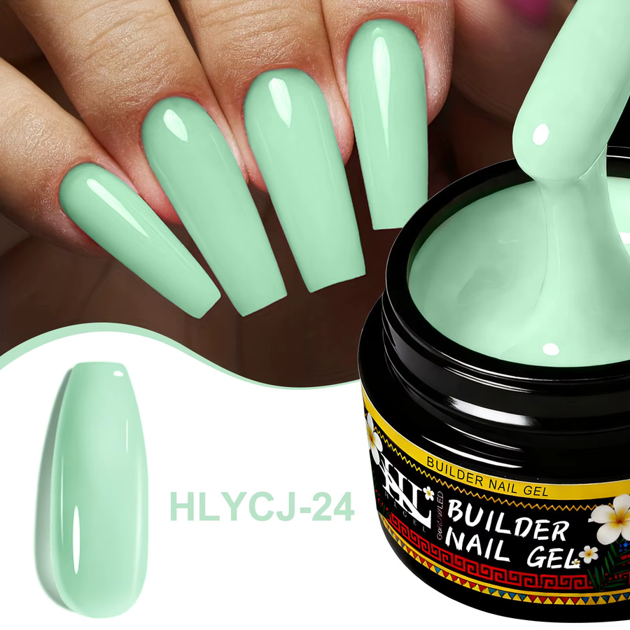 HLGEL Malgel-Lack, grün, schimmernd, 20 ml, Herren - Bild 2