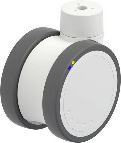 Blickle Kunststoff-Doppelrolle LKDXH-PATH 100XK-11-ELS in Grau, Silber oder Weiß mit 100 mm Durchmesser und 100 kg Tragfähigkeit - Bild 1