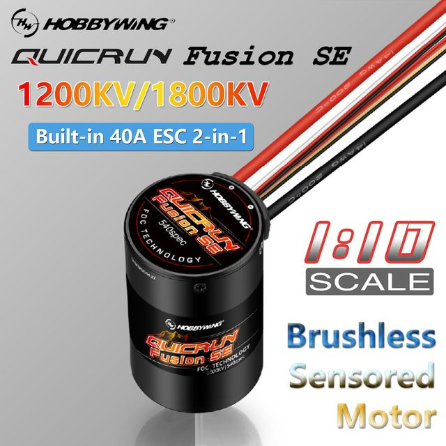 Hobbywing Quicrun Fusion Se 540, RC Crawler Auto, 1/10, 2-in-1 - Bild 1
