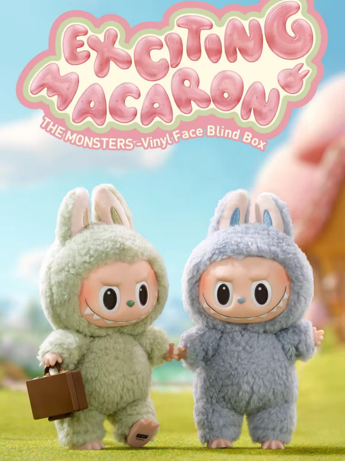 POP MART The Monsters Labubu Originals Macaron Vinyl Face, Plüschpuppe, 6-teiliges Set - Bild 4