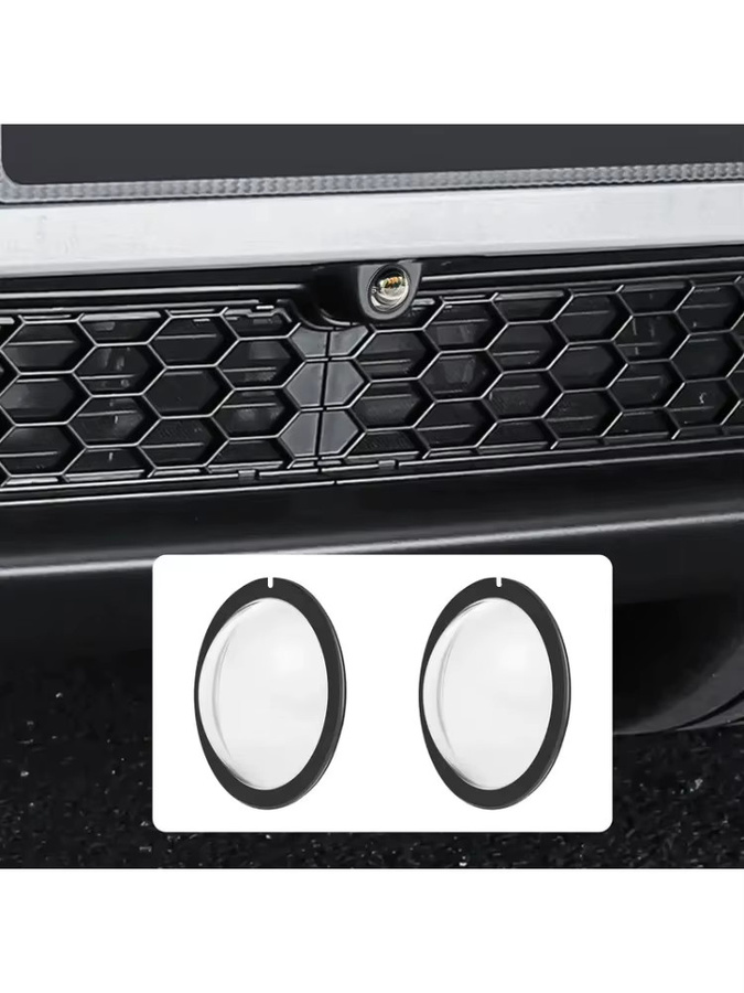 2er-Set Transparenter Kamera-Schutz aus PC für Tesla Cybertruck, Model Y Juniper und Model S - Bild 4