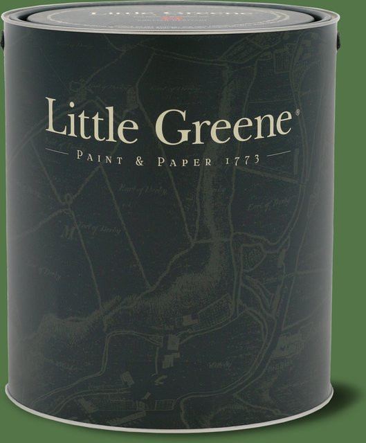 Little Greene Intelligent Eggshell Wandfarbe Brilliant Green 127, 2,5 l - Bild 1