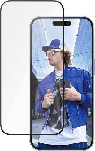 PanzerGlass Ceramic Displayschutz Ultra-Wide Fit für Apple iPhone 15 und iPhone 16 in Schwarz und Transparent - Bild 1
