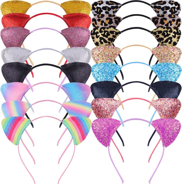 Stirnband, Leopard Print, Katze, Mädchen, Kinder - Bild 1