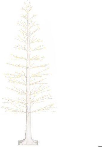 Beleuchteter künstlicher Baum von HOMCOM in Weiß mit 810 LED-Lichtern, Höhe: 180 cm - Bild 1