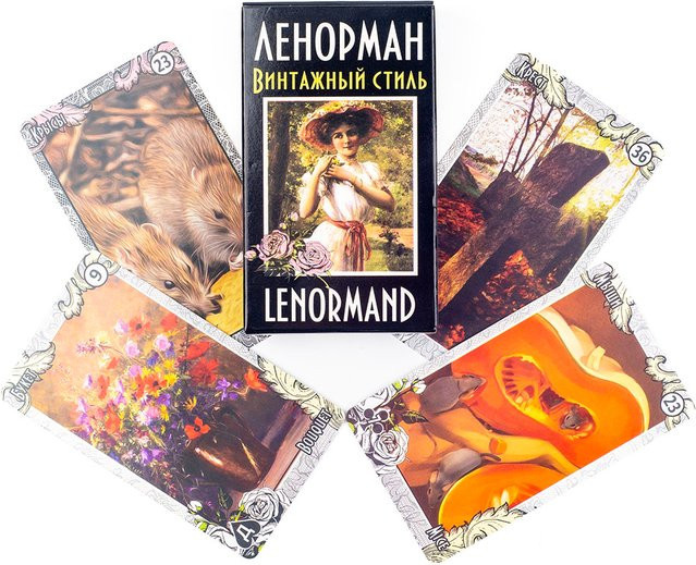 LENOIRMANN Lenormand Oracle, russische Visionen, Tarot, 72-teiliges Set - Bild 1