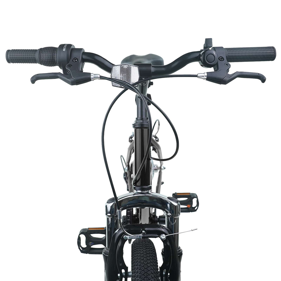 vidaXL Kinderfahrrad 24 Zoll 6-Speed Schwarz für 8-12 Jahre Alt - Bild 2