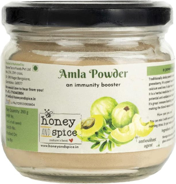 Honig und Gewürze Amla Pulver gemahlen 198 g - Bild 1