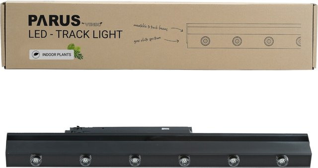 Parus by Venso LED Track Light Schwarz 60cm 90 Grad Vollspektrum Grow Light für Zimmerpflanzen und Wandbegrünung - Bild 1