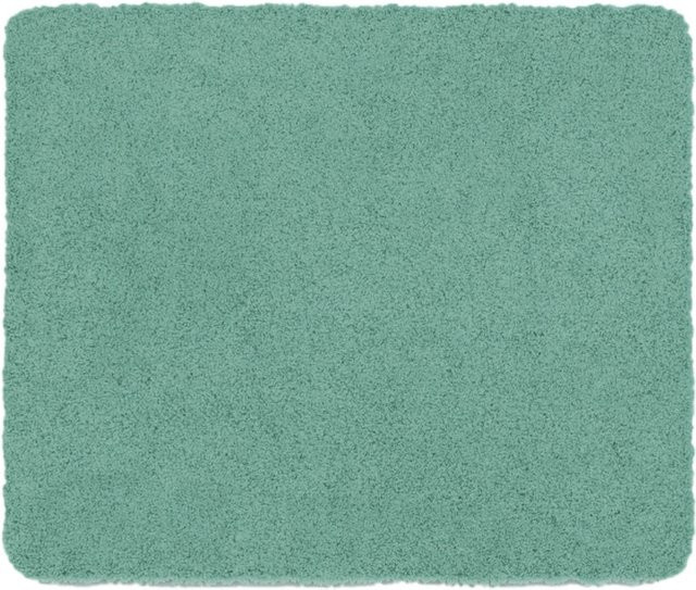 Badematte LANA in Grün und Türkis, rechteckig, aus Polyacryl, pflegeleicht und unterbodenheizungstauglich - Bild 1