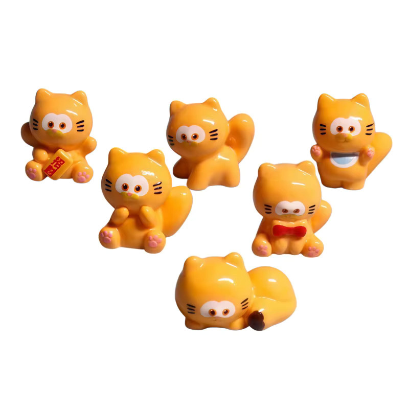 Garfield Harzfiguren, 6-teiliges Set, Spielzeug - Bild 2