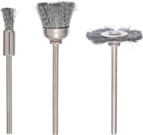 Bosch Mini-Bürsten-Set 3-teilig in Silber 2609256554 - Bild 1