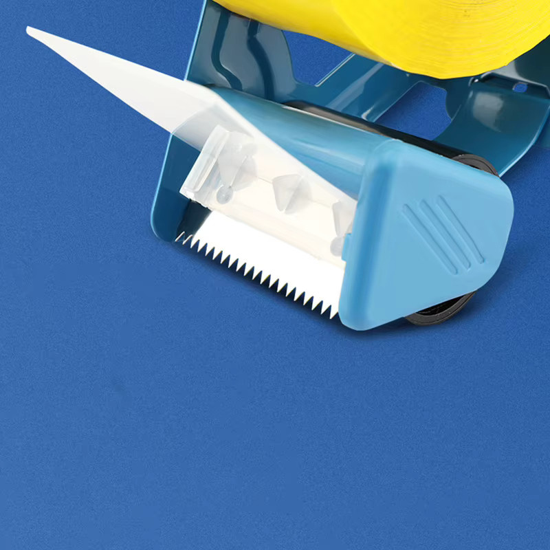 Klebebandhalter aus Kunststoff in Blau für 5 cm breites Paketband - Bild 2