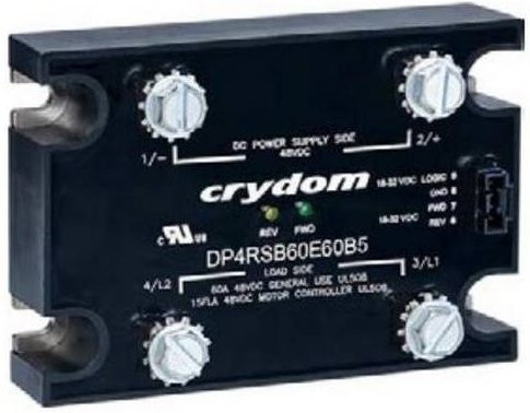 Crydom DP4RSA60E60B Halbleiterschütz Schwarz für Panelmontage - Bild 1