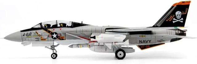 ZOCO F14-Tomcat-Kämpfer, Flugzeugmodell, Metall, Maßstab 1:72 - Bild 1