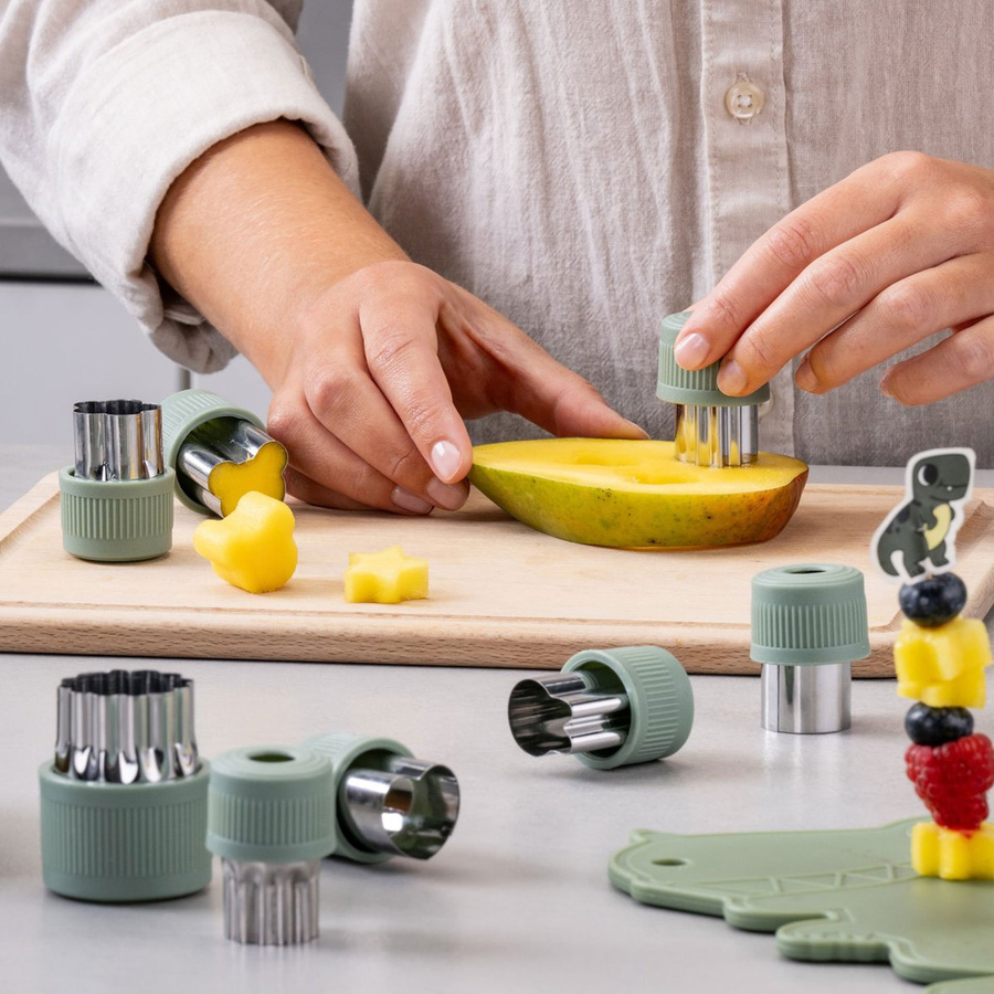 Fackelmann Mini Cooking Gemüse Ausstecher Set, 9-teilig, grün - Bild 2