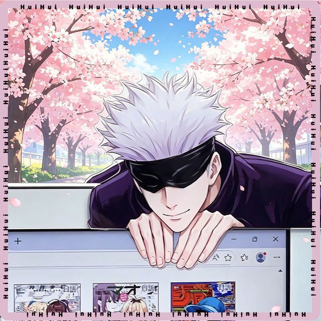 Bandai Jujutsu Kaisen Gojo Satoru Acryl-Dokumentenhalter mit PP-Clip als Anime Schreibtisch-Deko in Multicolour - Bild 1