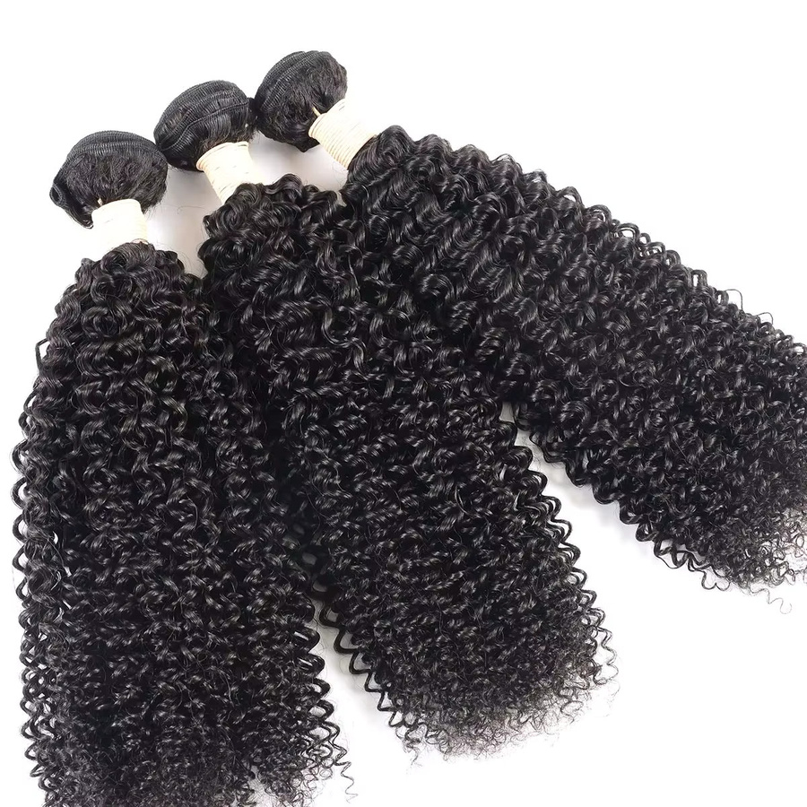 UVEOUS Kinky Curly Haarbündel, Weave Tissage, Echthaar, Indisch - Bild 7