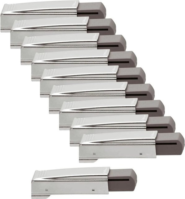 Blum Aufsteckteil Blumotion für Clip top Scharnier Eckanschlag, 10 Stück, silber, vernickelt - Bild 1