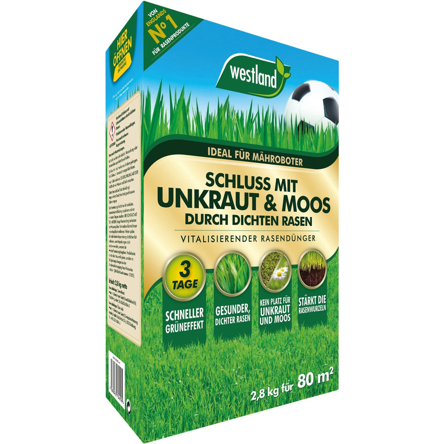 Westland Rasendünger Schluss mit Unkraut & Moos, mineralisch, 2,8 kg - Bild 2