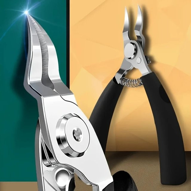 OLOEY Zehennagelknipser-Set, Edelstahl, Glänzend, Unisex, für Füße - Bild 1