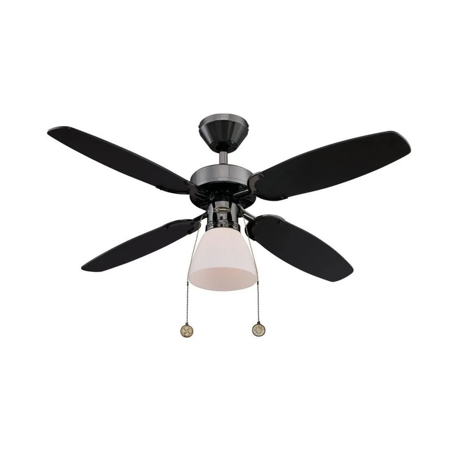 Westinghouse Capitol Deckenventilator mit Beleuchtung in Gun Metal, Durchmesser: 105 cm - Bild 3
