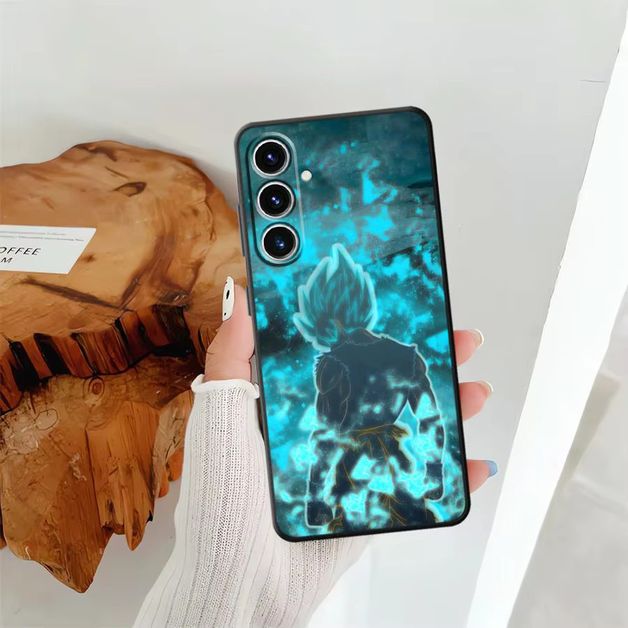 Schwarze weiche Handyhülle im Dragon Ball Design für Samsung Galaxy A-Serie - Bild 2