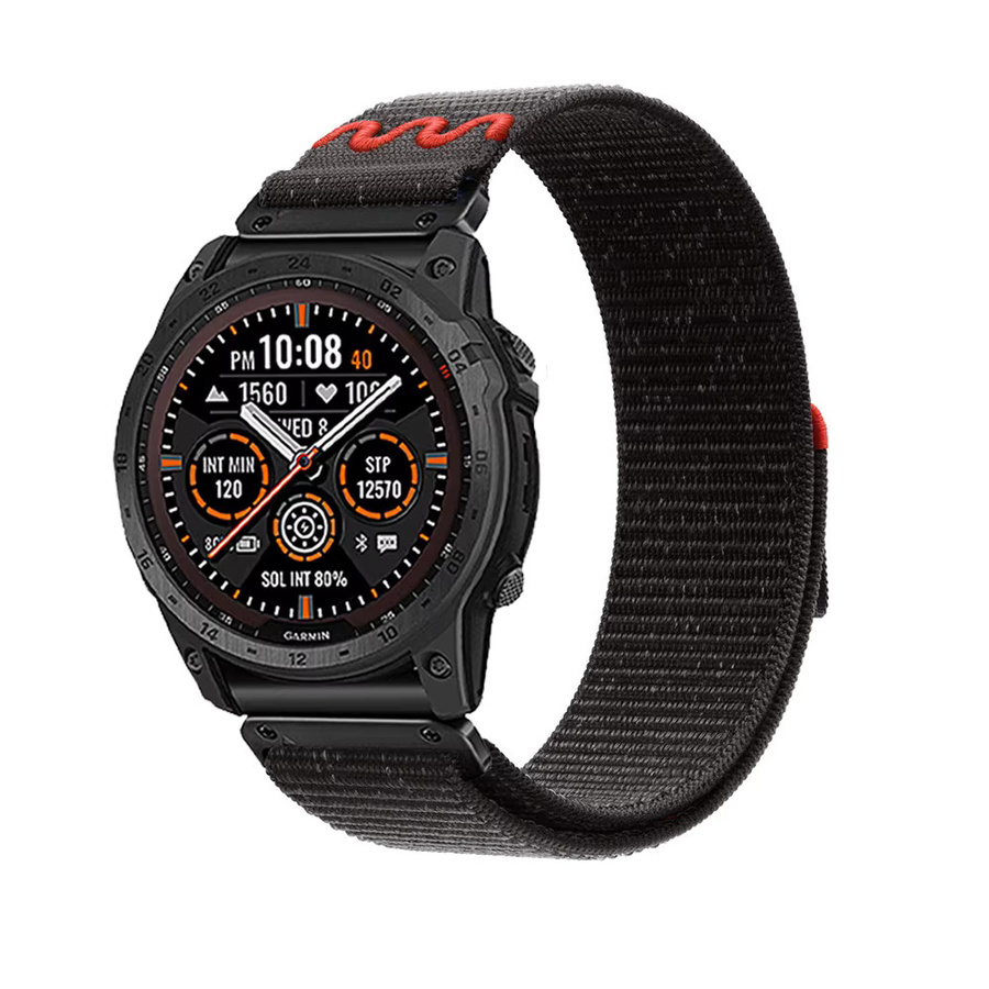 QuickFit Nylon-Schlaufenarmband, Schwarz, Unisex - Bild 4