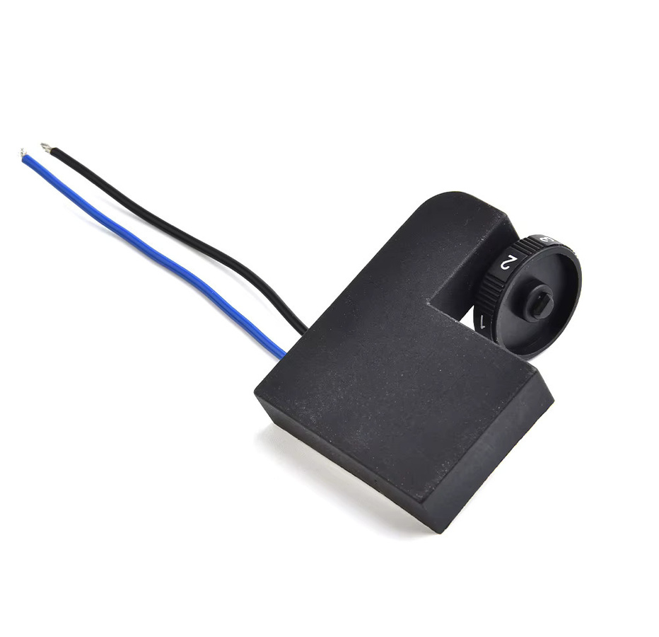 Einstellbarer Drehzahlregler Schalter in Schwarz passend für 180 und 230 Polier Maschinen von VIBRATITE als Elektro Werkzeug Zubehör - Bild 2