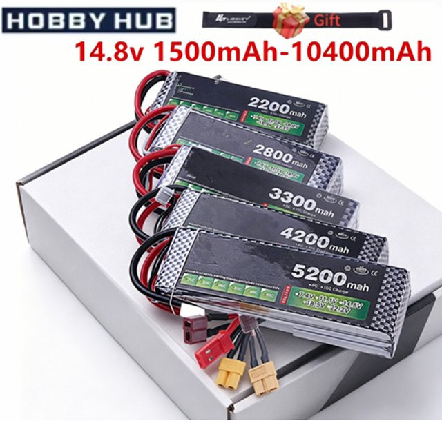 RC.BURST Li-Ion Pack 4S Akku 14,8V 1500mAh für RC-Autos und Drohnen - Bild 1
