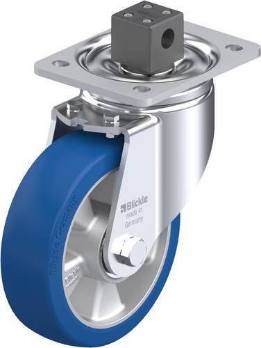 Blickle Lenkrolle LH-ALBS 160K-CS13 mit Feststeller in Blau und Silber, Rad-Durchmesser: 160 mm, Tragfähigkeit: 580 kg - Bild 1