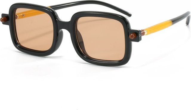 BYLEN Sonnenbrille, Vollrand, Square, Kunststoff, Schwarz, Damen - Bild 1