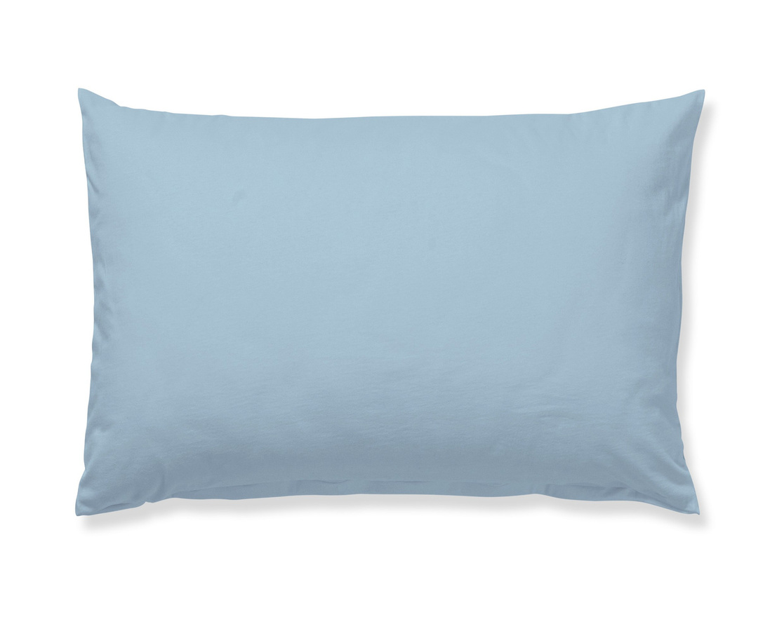 2er-Pack Janine Jersey Kissenbezüge aus 100% Baumwolle, Farbe: Perlblau, B x H: 40 x 60 cm - Bild 1