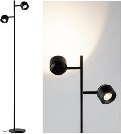 Paulmann Pane I 79775 LED-Stehlampe mit Leseleuchte in Schwarz, dimmbar - Bild 1