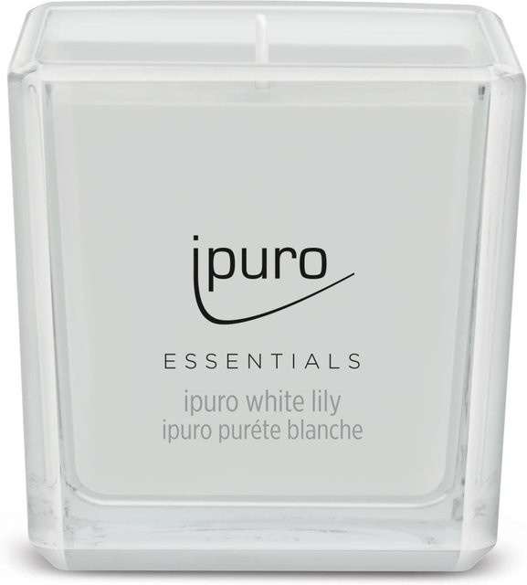 ipuro ESSENTIALS Duftkerze White Lily blumig 125g - Bild 1