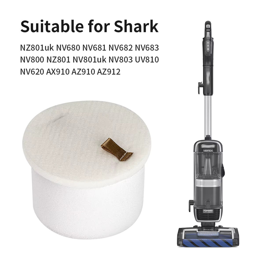 Shark Filterset für Vertikalstaubsauger NV600 NV601 NV611 NV770 NV771 UV700 XFF600 XHF600 in Weiß - Bild 2