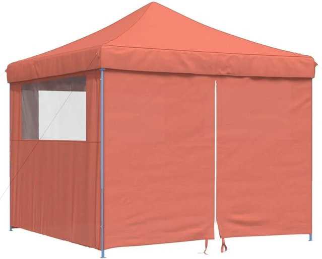vidaXL Partyzelt Pop-Up Faltbar mit 4 Seitenteilen Terrakottarot B/T/H: 315 x 292 x 292 cm - Bild 1