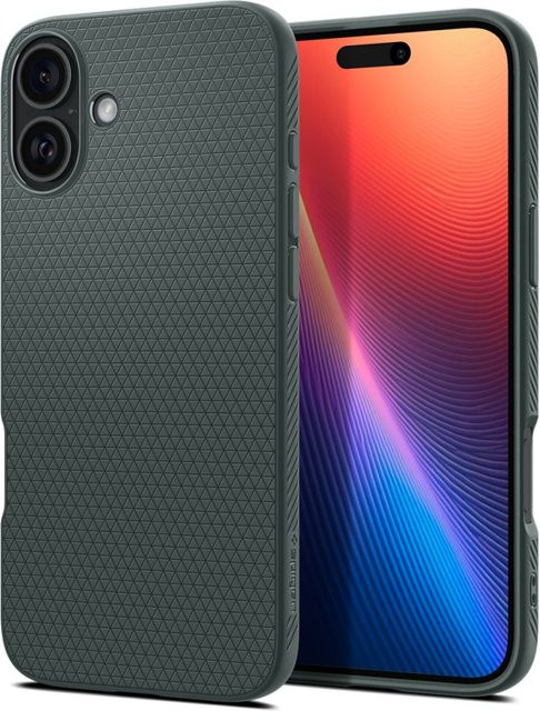 Spigen Liquid Air Schutzhülle für Apple iPhone 16 in Grün - Bild 1