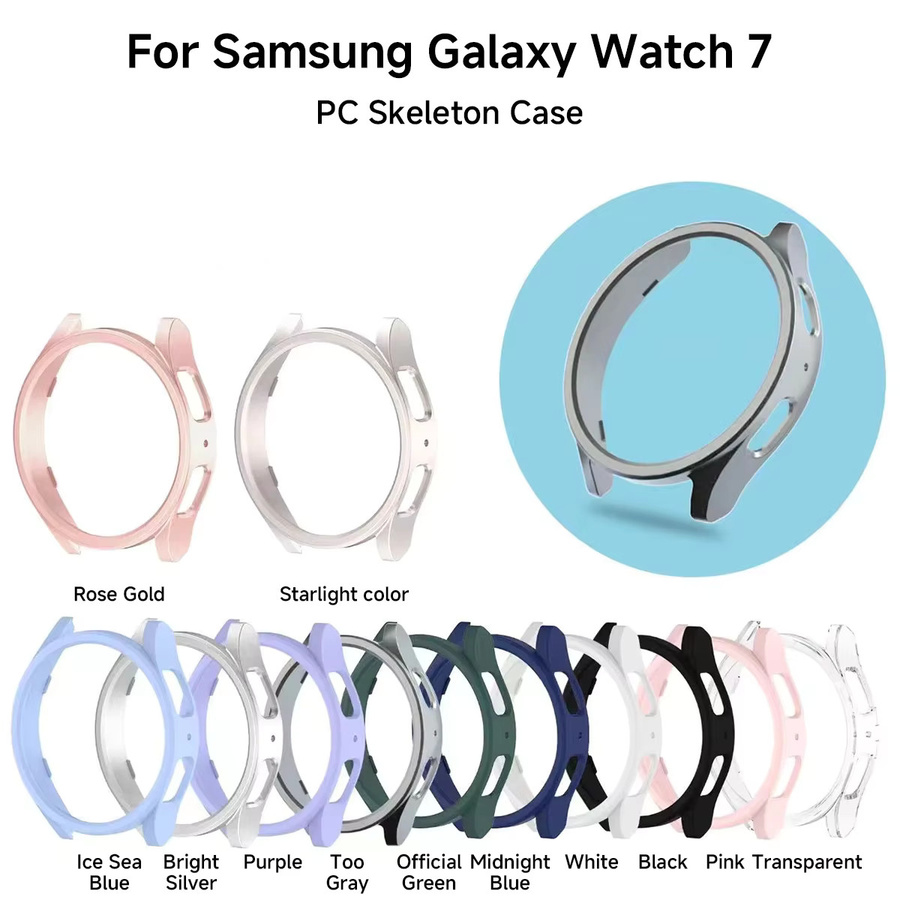 CAOWTAN Uhrenzubehör PC-Gehäuse für Samsung Galaxy Watch 7, Kunststoff, Unisex - Bild 6