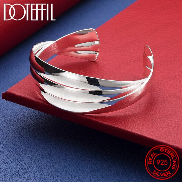 DOTEFFIL Armreif 925 Sterlingsilber, Damen - Bild 1
