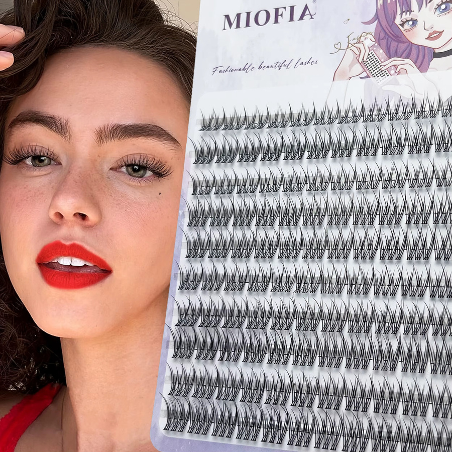 MIOFIA A-MIX Künstliche Wimpern, 120 Bundles, Natürlich, Unisex - Bild 6