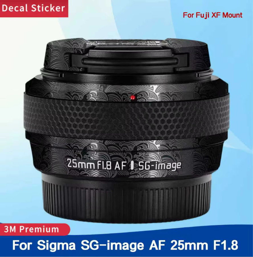 SG-image Schutzfolie für SG-image AF 25mm F1.8 Objektiv mit Fuji XF-Mount, Schwarz - Bild 1